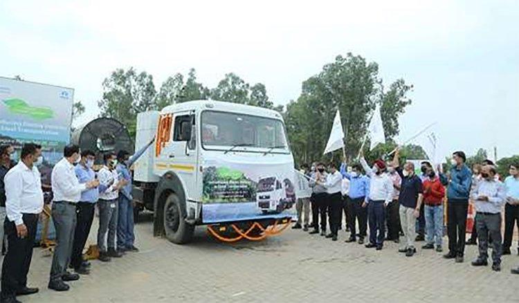 Infraprime Logistics has contracted 27 etruck to Tata Steel