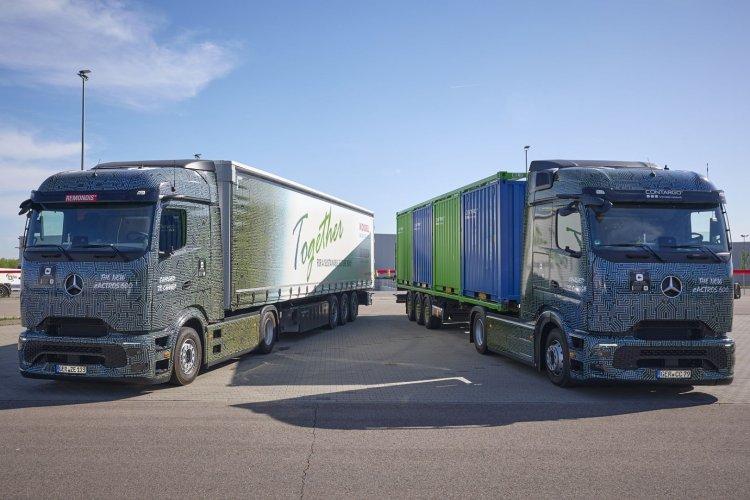 Contargo and Remondis trails eActros 600 Electric Trucks