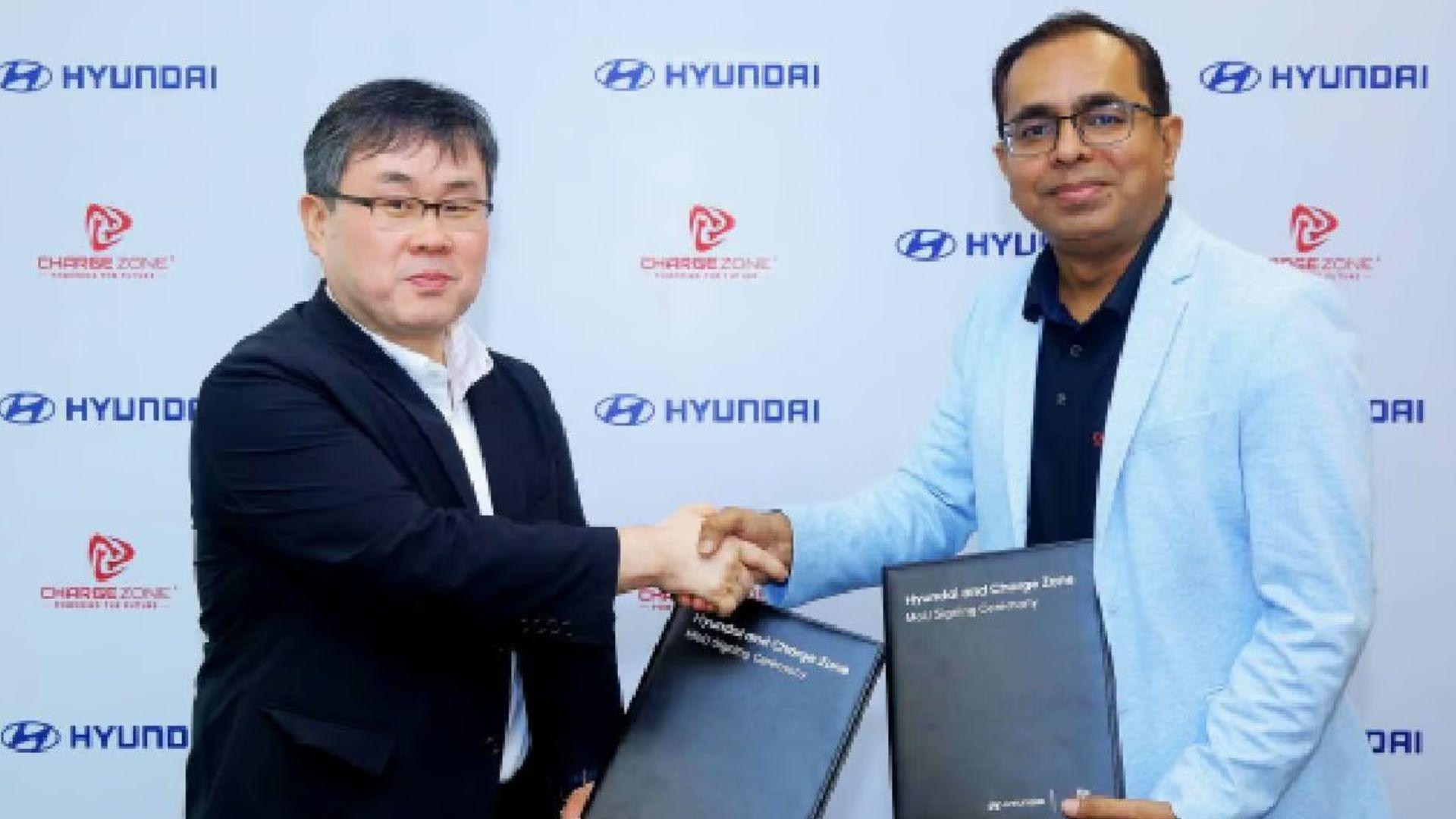 Hyundai Motor India Partners with Charge Zone to boost EV charging
