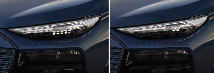 FORVIA HELLA and Audi develop advanced digital headlamp concept for Q6 e-tron.