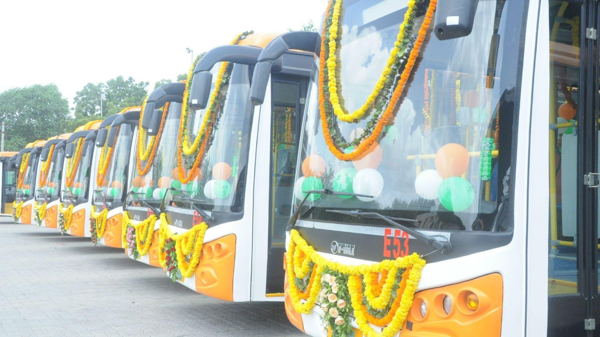 PMI Electro Mobility delivers 22 E-Buses to Rajkot Municipal Corporation