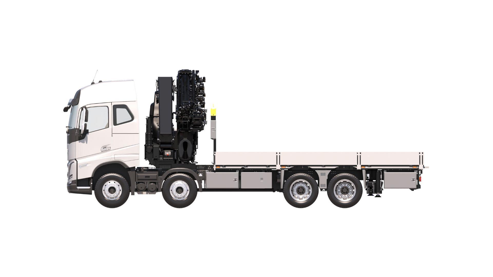 Hiab unveils new Hiab iQ.708 HIPRO 60-70 tm range loader crane