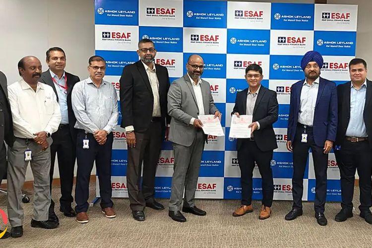 Ashok Leyland, ESAF Partners for Financing