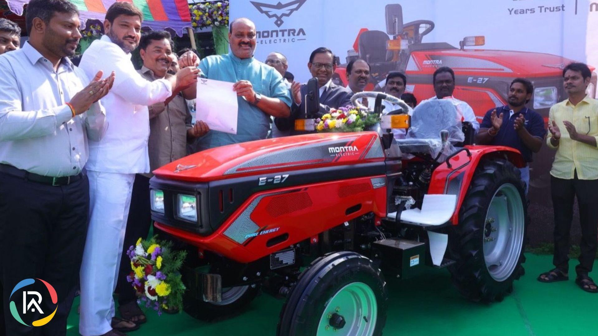 Montra E-Tractor Showroom Opened in Guntur