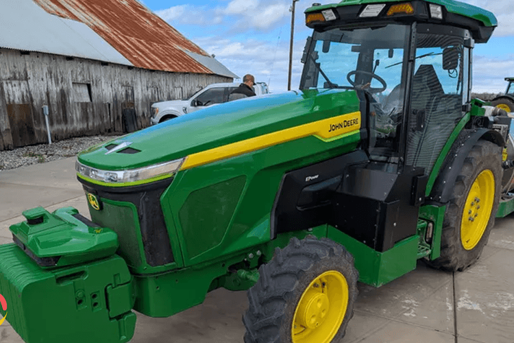Deere Launches E-Power Electric Tractors for Farming