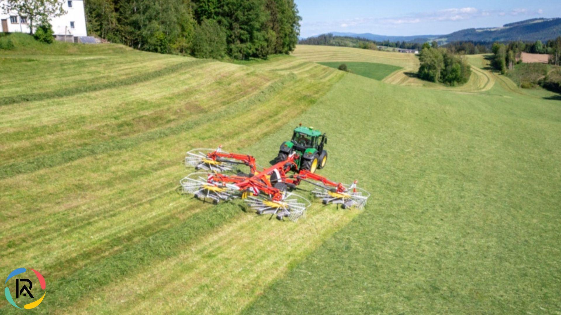 POTTINGER Enhances TOP VT 12540 C Four-Rotor Rake