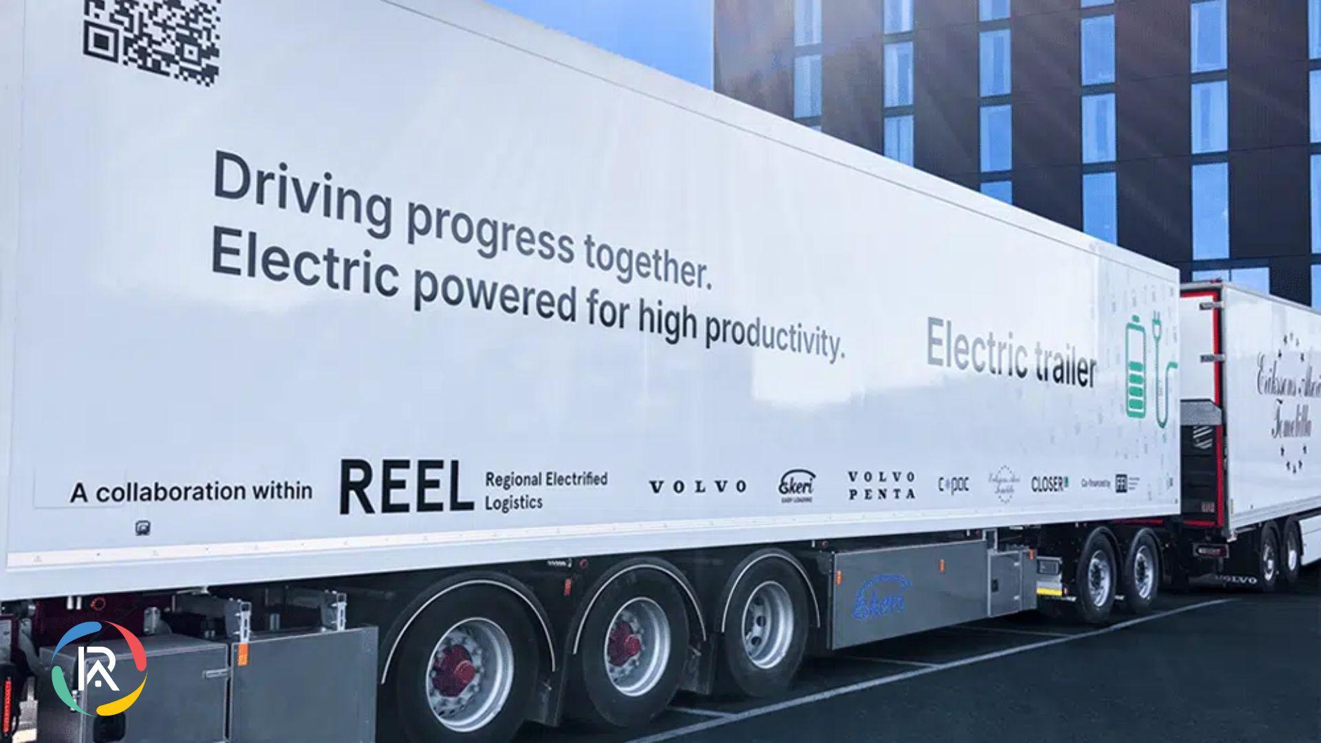 Ekeri, Volvo GTT & Volvo Penta Unveil E-Trailer Prototype