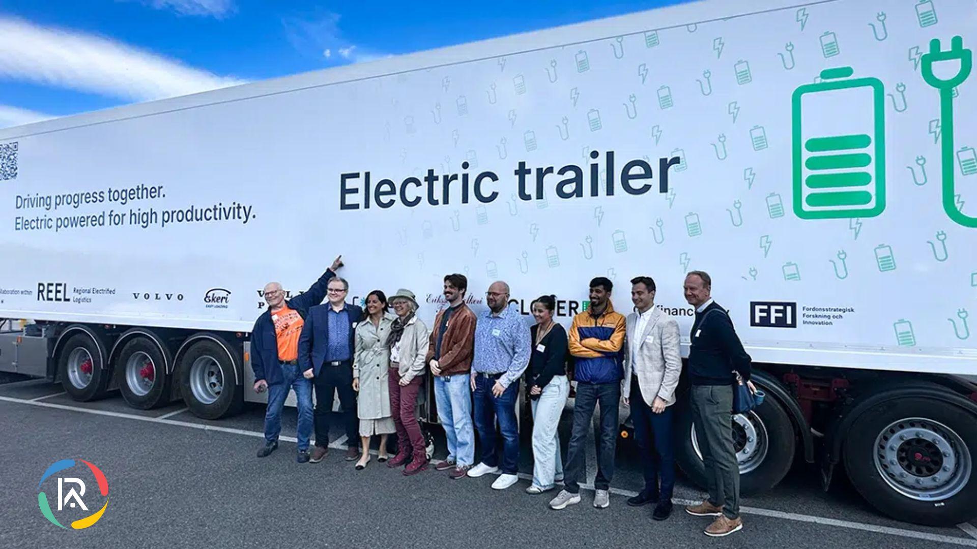 Ekeri, Volvo GTT & Volvo Penta Unveil E-Trailer Prototype