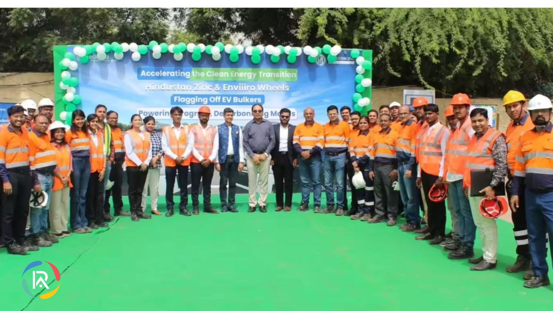 Hindustan Zinc Flags Off Electric Bulker Fleet in Udaipur
