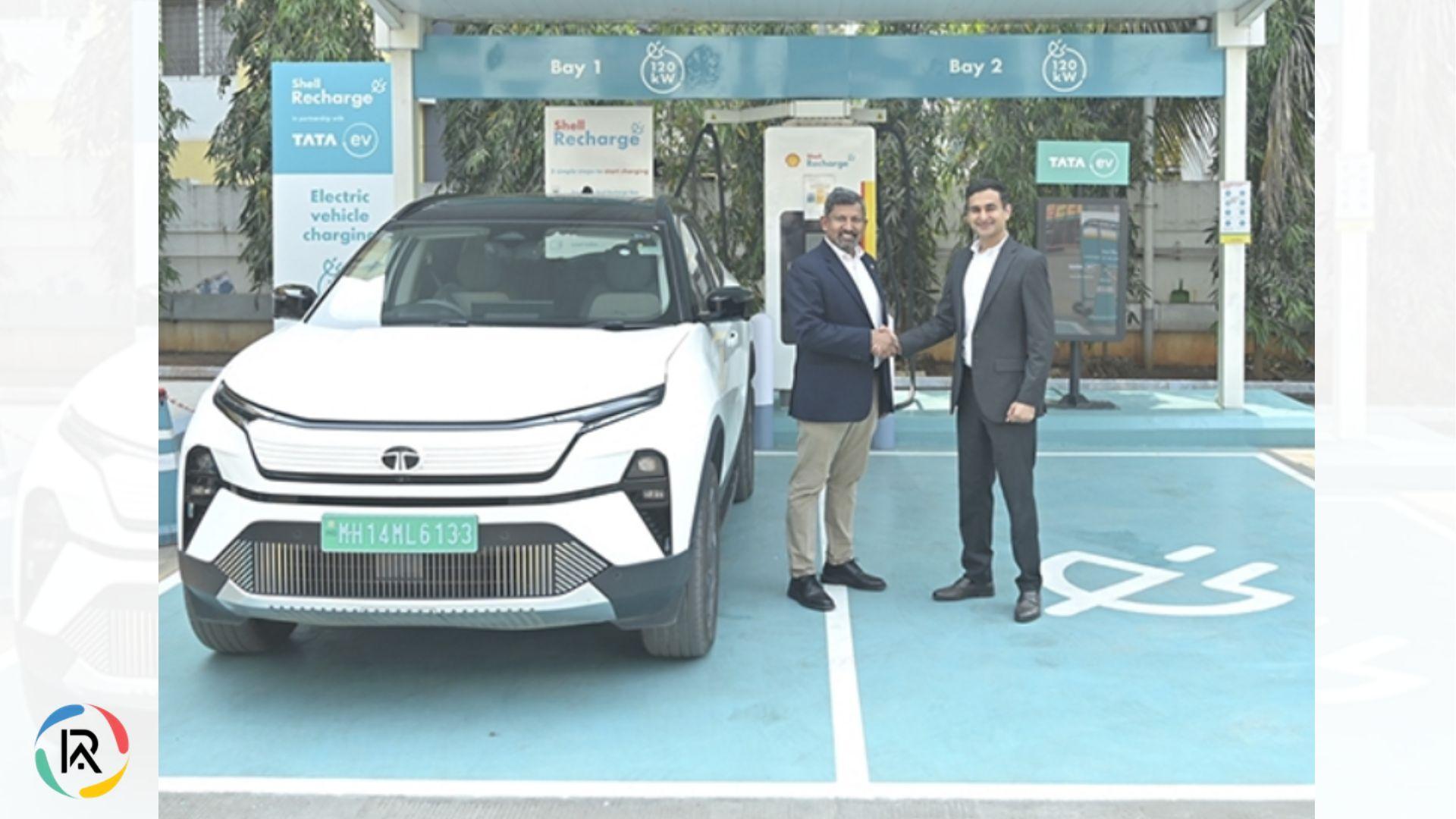 TATA.ev and Shell Partner to Launch EV Charging Hubs Across India
