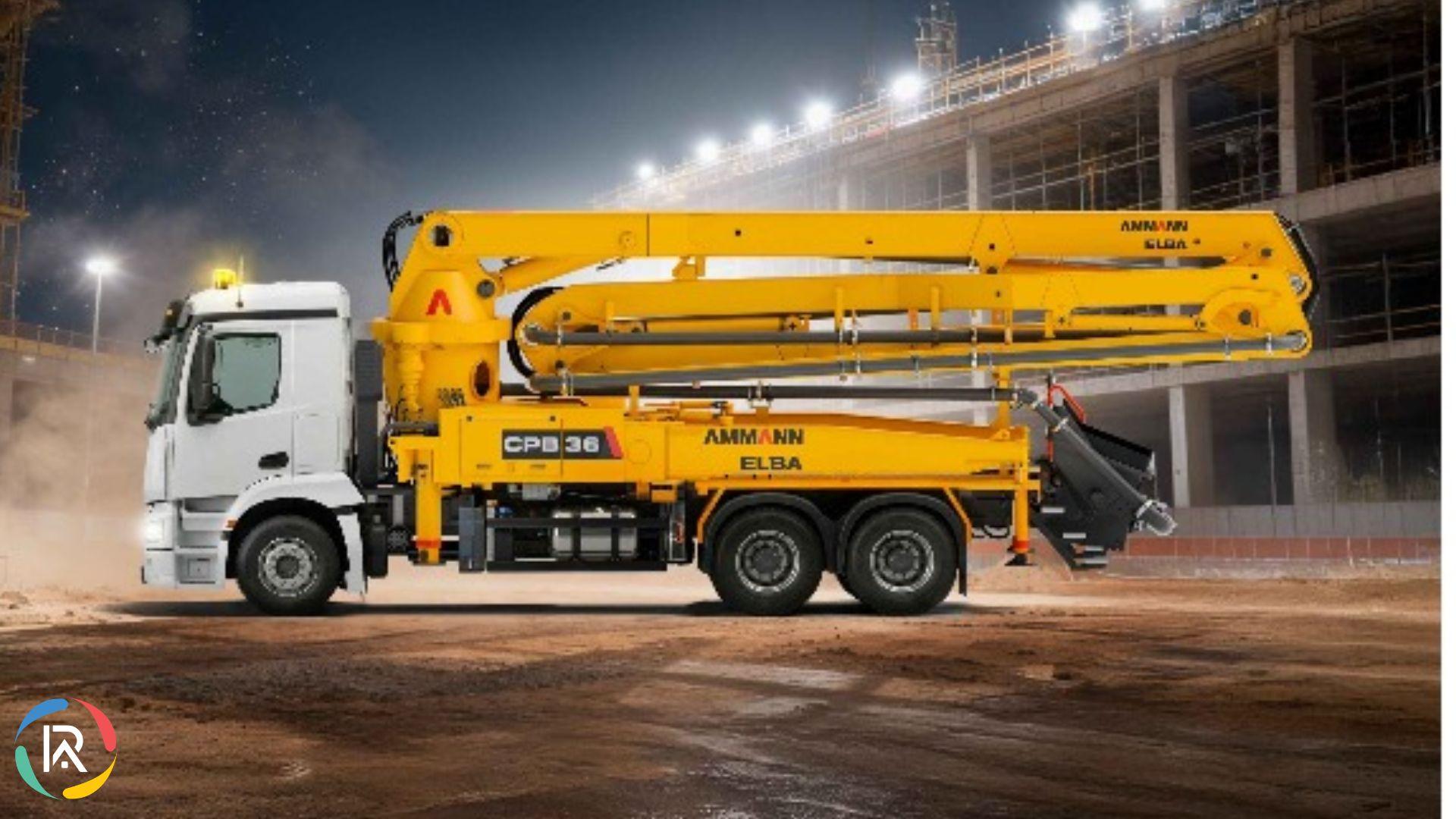 Ammann India Launches CPB36 Concrete Boom Pump