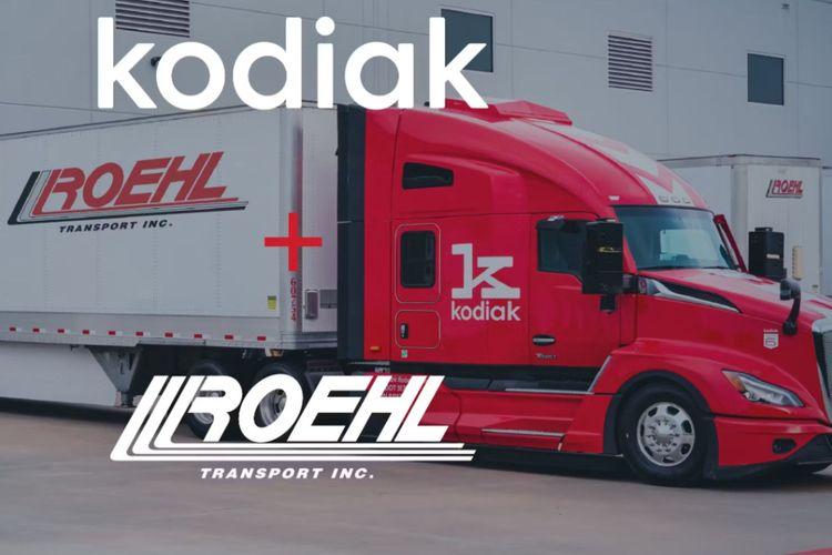 Kodiak AI Hauls Freight with Roehl