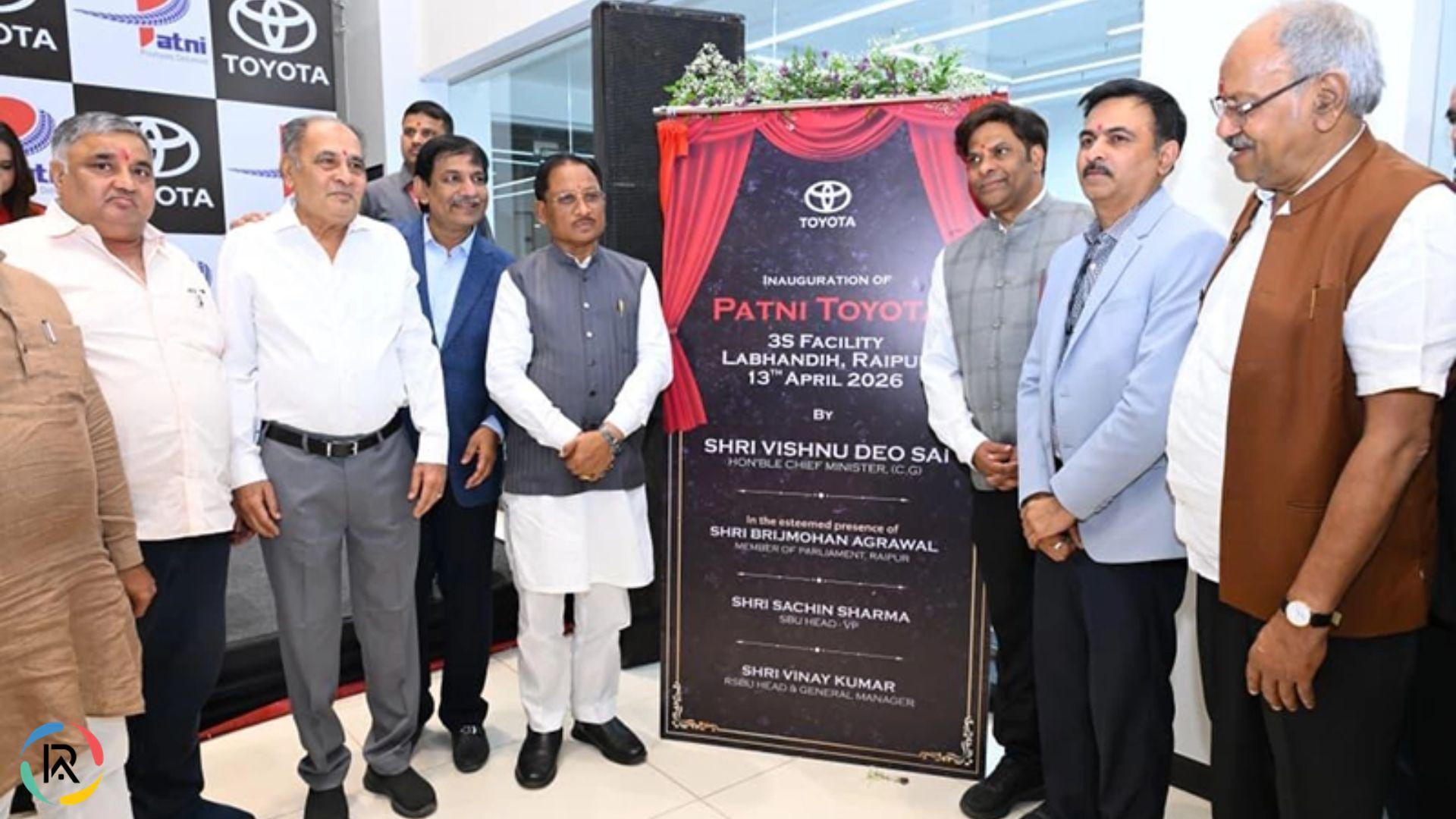 Toyota Kirloskar Motor Unveils New Patni Toyota Showroom in Raipur