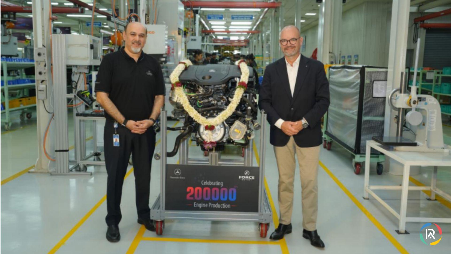 Force Motors Marks 200,000th Mercedes-Benz Engine