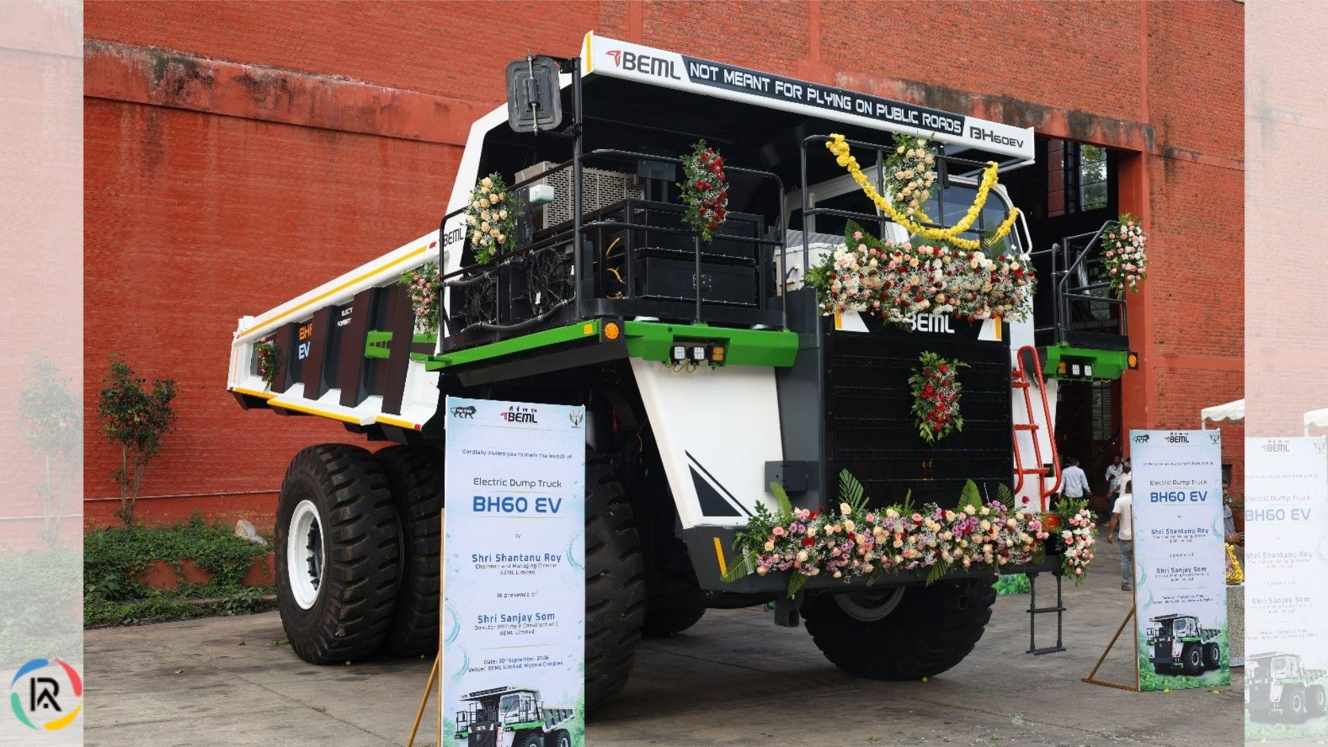 BEML Unveils 60-Ton E-Dump Truck