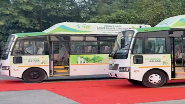 Bihar transport dept launches 50 CNG buses