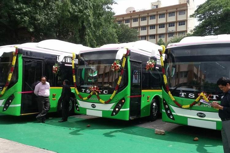Olectra Greentech supplies first five of 40 electric buses for Hyderabad airport
