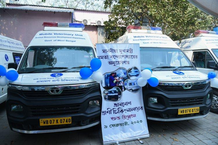 Tata Motors delivers 218 Winger veterinary vans to the Government of West Bengal
