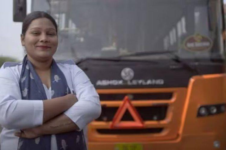 Ashok Leyland launches a campaign to drive Equity- sponsors CV driver training for 100 women in Delhi