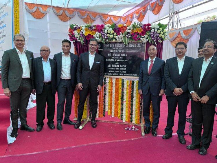 Sona Comstar inaugurates new plant In Chakan, Pune