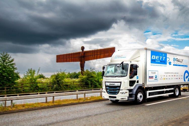 DAF LF Electric completes EV Rally 2023