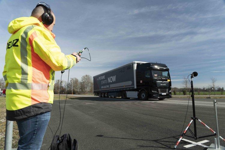 MAN eTrucks tested for Mobility Study on Low-Noise Logistics