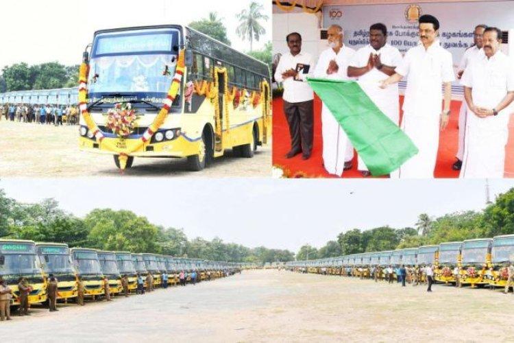 Tamilnadu transport upgrade 100 refurbished buses to enhance intercity connectivity