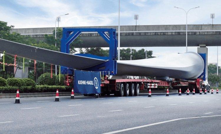 Kuehne+Nagel delivers 1.4 million tons of wind turbine gear for NEOM project