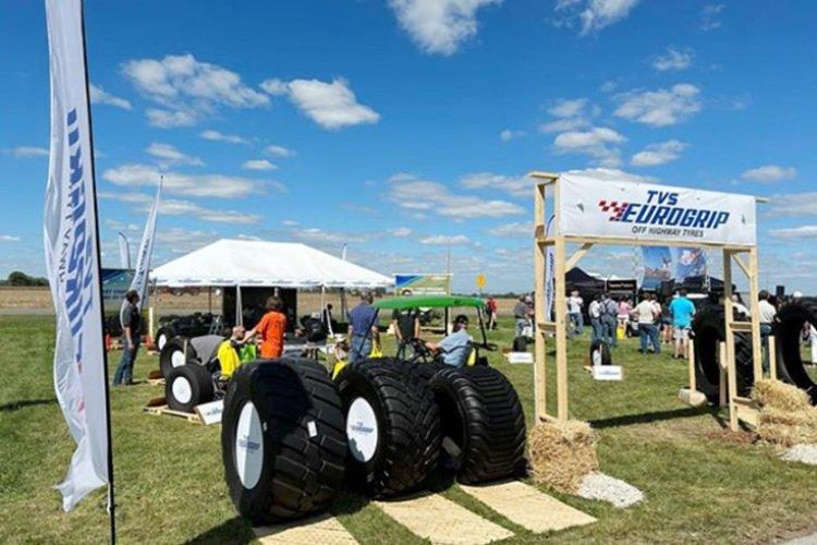 TVS Eurogrip showcases Agro radial tyres in Farm Progress Show 2023