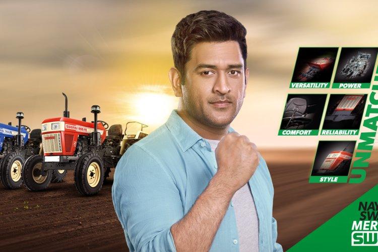 MS Dhoni appointed as brand ambassador for Swaraj Tractor