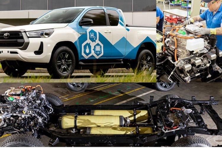 Toyota UK reveals Hilux Hydrogen Fuel Cell prototype truck