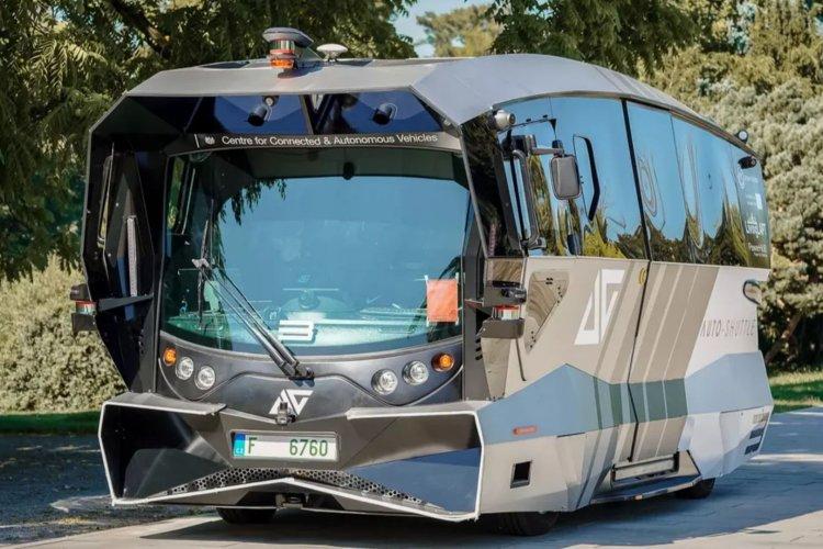 Aurrigo and PowerHUB tests autonomous Bus in Prague Exhibition