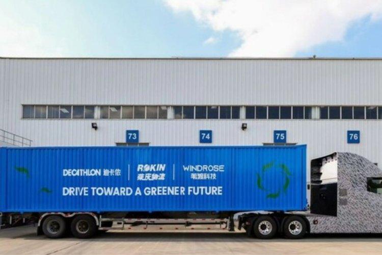 Windrose Technology test complete in Electric Heavy Duty Truck