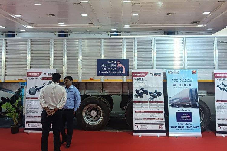Aluminum Trailers displayed at the Truck Trailer & Tyre Expo