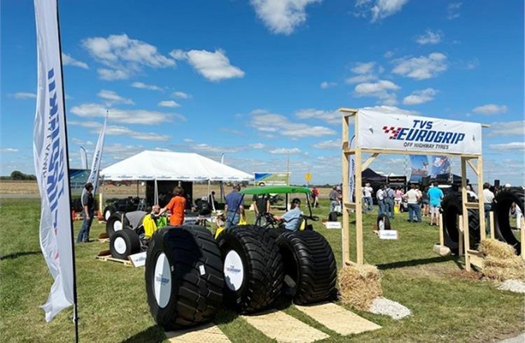 TVS Eurogrip showcases Agro radial tyres in Farm Progress Show 2023