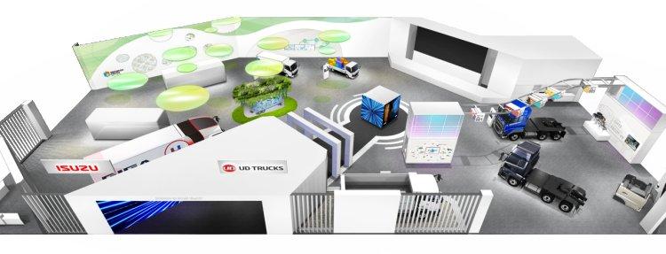 UD Trucks and Isuzu Motors showcases its Product in Japan Mobility Show 2023