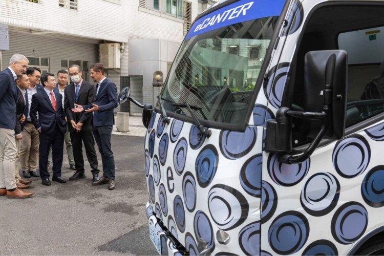 Mitsubishi Fuso receives its first pre-launch order for the new eCanter truck in Taiwan