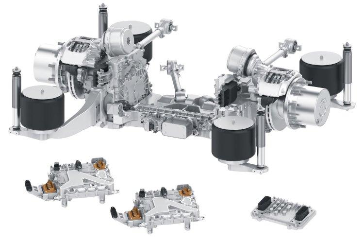 ZF Showcase its New Electric Axles in Busworld 2023