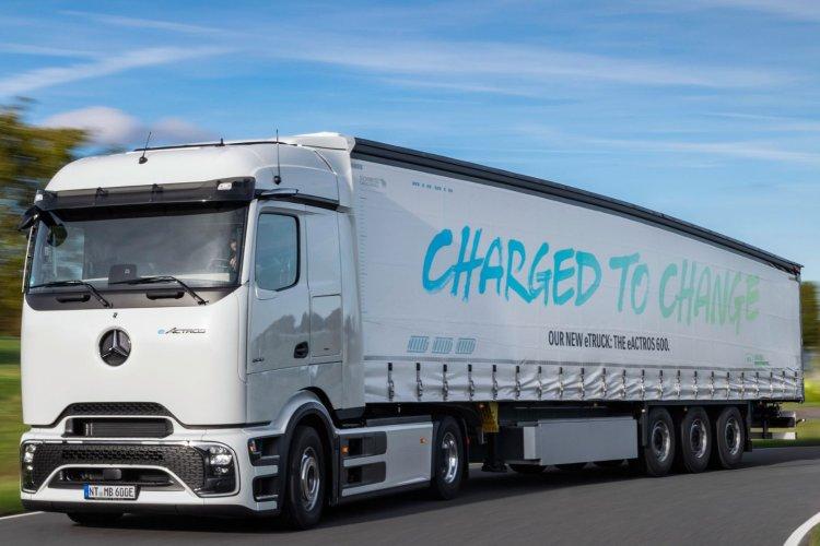 Mercedes Benz Trucks unveiled eActros 600