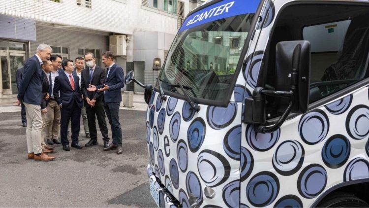 Mitsubishi Fuso receives its first pre-launch order for the new eCanter truck in Taiwan