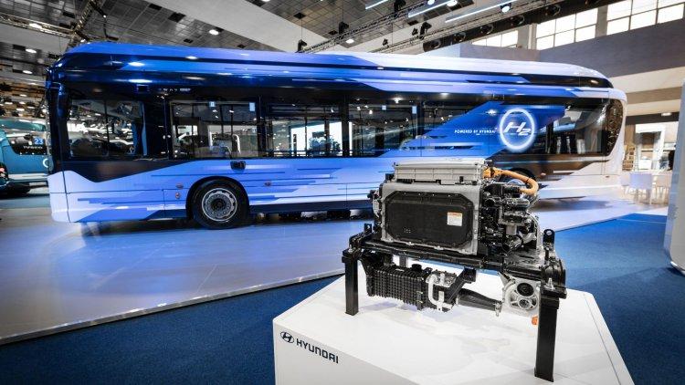 Iveco and Hyundai unveiled IVECO BUS E-WAY H2 at Busworld 2023