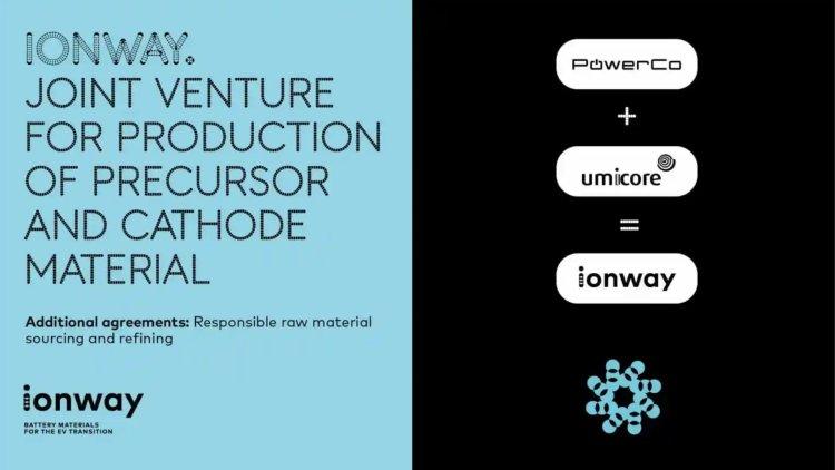 Umicore and Powerco starts a JV- Ionway