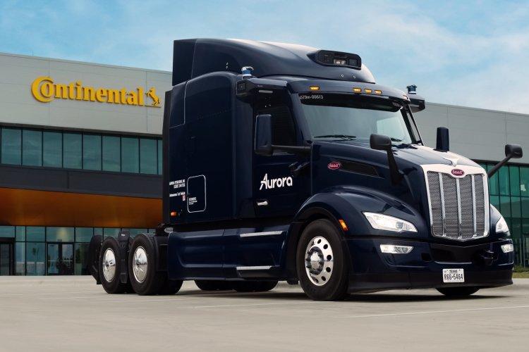 Continental and Aurora complete the world's first scalable autonomous trucking system design.
