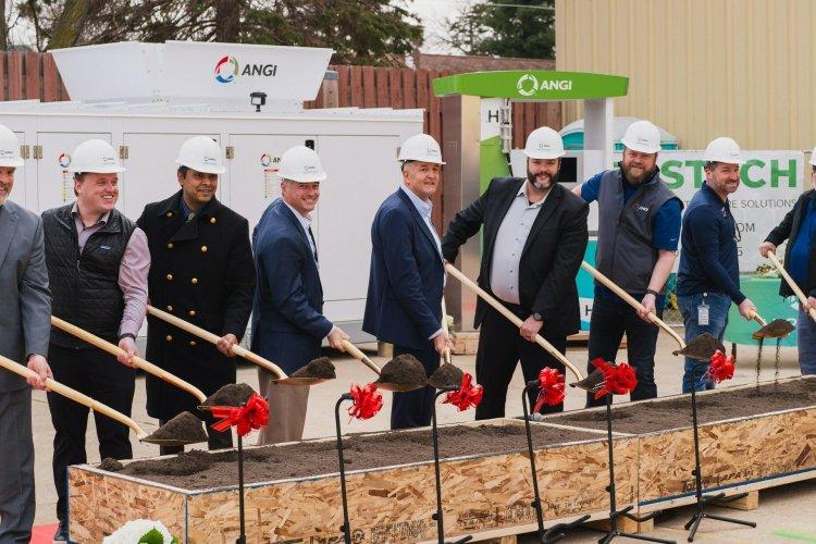 Angi Energy Systems starts building the Midwest's inaugural hydrogen refueling test facility.