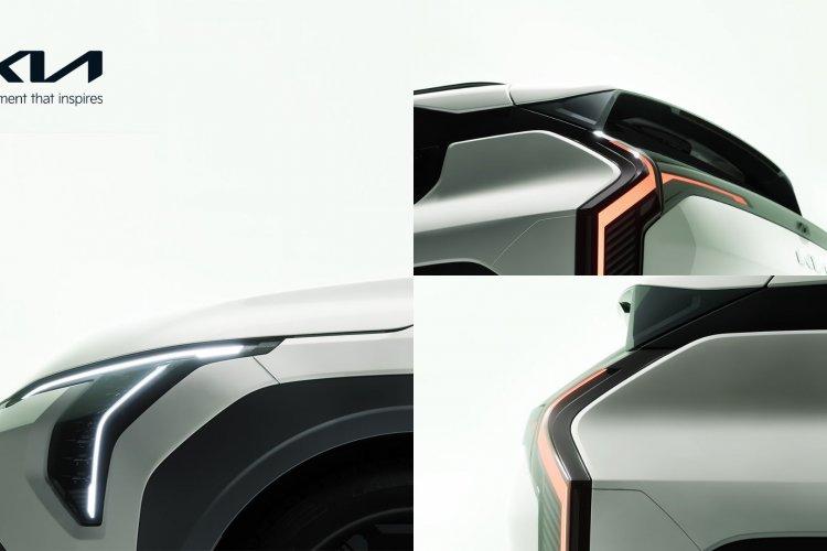 Kia Unveils First look of upcoming EV3 Compact Electric SUV