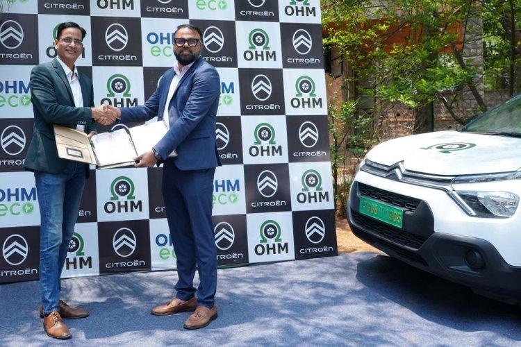 Citroen and OHM E Logistics Sign MoU for 1000 e-C3 EVs