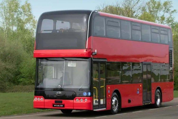 BYD Unveils Electric Double-Decker Bus BD11 in London