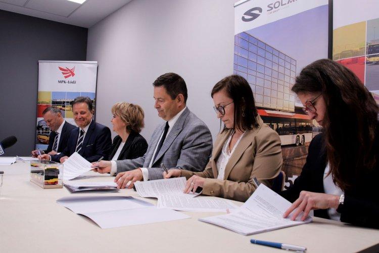 Solaris and MPK Łódź 10-Year Hybrid Bus Lease