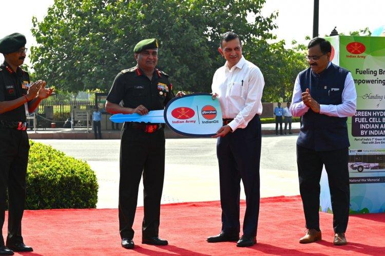 Indian Army advances Green Transport with Hydrogen Fuel Cell Bus