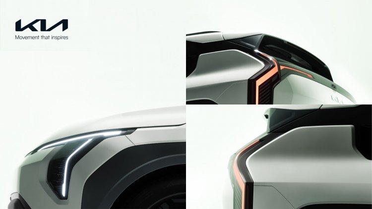Kia Unveils First look of upcoming EV3 Compact Electric SUV